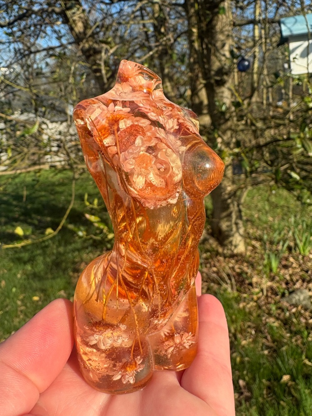 floral resin goddess 1